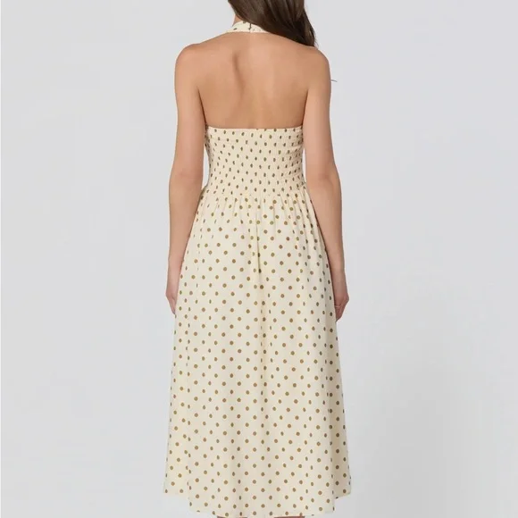 New With Tags NWT ASTR The Label Marianna Halter Midi Dress XS Elegant - Picture 3 of 7